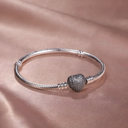 Bracciale | Cuore argento Modello Pandora