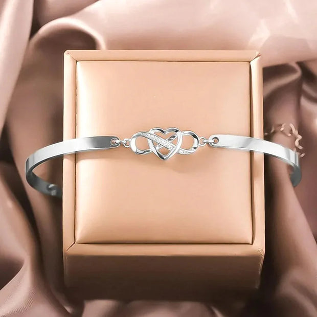 Bracciale | cuore argento