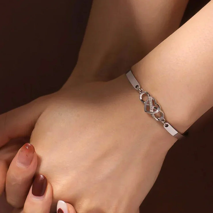 Bracciale | cuore argento