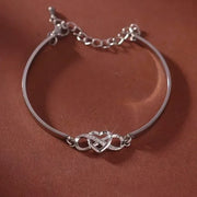 Bracciale | cuore argento